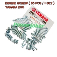 YAMAHA EGO V1 FIRST MODEL (55 PCS / 1 SET)ENGINE SCREW COMPLETE ENJIN COVER CASING BELT BELTING SKRE