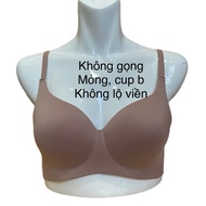 Thailand underwireless molded latex bra 2578 with thin foam, breast lift to prevent sagging, no visi