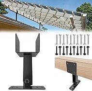 Roof Riser Bracket Kit,Adjustable Angle Roof Riser for 4 x 4 or 6 x 6 Lumber,Metal Roof Riser Beam B