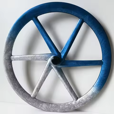 Ice cracking 50 mm Super Lightweight 6 Spoke Carbon WheelCarbon Spoke Wheelset Disc Brake For Road B