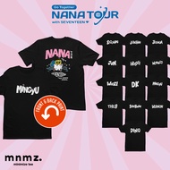 SEVENTEEN NANA TOUR NAME VER (BLACK) GRAPHIC PRINTS SHIRT | MINIMIZE TEES