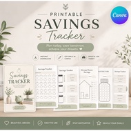 Ultimate Savings Tracker Planner | Budget & Money Saving Organizer | Printable Digital Finance Plann