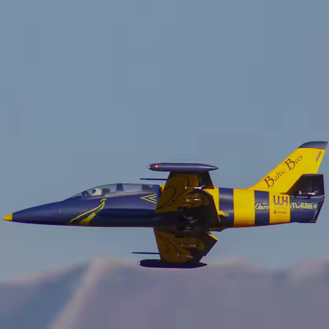 6 CH FlyFans Baltic Bees L-39 Albatros 64mm RC EDF Jet PNP Version Plane