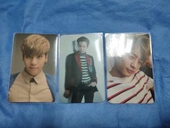 SHINEE 鐘鉉 key 珉豪 專輯小卡三張合售