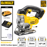 DEWALT DCS331N-XJ 18/20V Cordless Jigsaw 1battery1charger ( DCS331N  DCS331 )