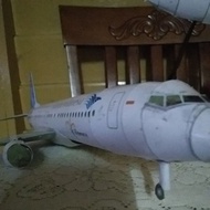 DIY PAPERCRAFT AIRPLANE MODEL( Garuda Indonesia)