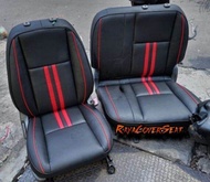 Sarung jok mobil hilux single cabin model terbaru 2022 bonus sarung stir / cover jok hilux / lapis j