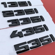 Glossy Black Letter Number Emblem for M M1 M2 M3 M4 M5 M6 M7 M8 X4M X5M X6M M540i M135i M335i M240i 