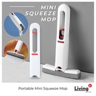 Window Mop Mini Cleaning Mop Portable Self-Squeeze Glass Screen Desk Wiper Cleaner Car Portable Wipe