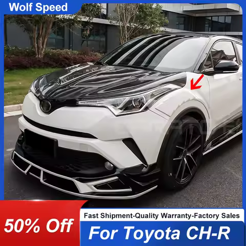 For Toyota CHR 2015-2022 Car Wide Bodykit Fender Flares Arch Wheel Eyebrow Lip Protector Trims Exter