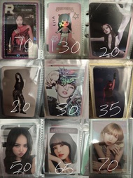 出BLACKPINK Lisa小卡 Jennie Rosé Jisoo 小卡 Kpop Cards Blackpink Cards