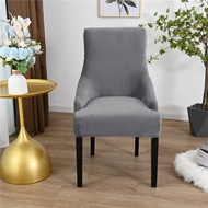 Nordic Sloping Chair Cover High Back Armchair Cover Stretch Accent Dining Chair Covers Seat Slipcove