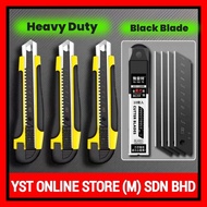 Yst Online Store Heavy Duty Cutter Knife 18mm Utility Knife Blade Refill Pisau Tolak kater 美工刀片 刀片芯