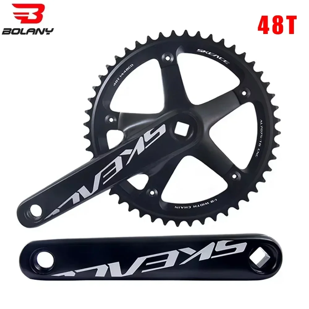 SKEACE จักรยาน Crankset 144BCD จักรยานเสือภูเขา Square Hole Crank อลูมิเนียมความเร็วสูง Crank Chainw