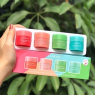 [HCM]Set 4 Hũ Mặt Nạ Ngủ Cho Môi Laneige Lip Sleeping Mask Mini Kit (4 scented collections) 8g x 