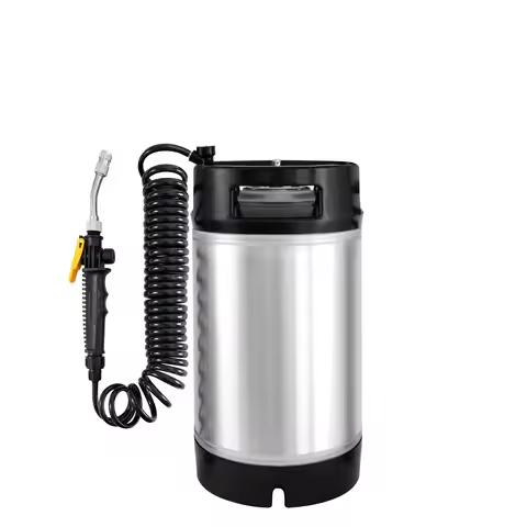 YLWRAP 9.5L Stainless Steel Tint Keg Car Wash Tank PPF Sprayer Keg Window Tint tools Spray keg Car C
