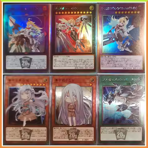 Anime Manga Yu-Gi-Oh DIY ACG Tabletop Games Cards Miho Nosaka Toys For Versus Collectible Cards Chri
