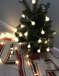LED圓球燈串 聖誕裝飾燈 節日電池燈 圓燈 (20燈3米電池款)/ (40燈6米USB) #christmasparty  HK$45