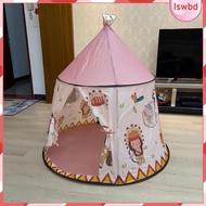 [lswbd] Play Tent for Kids Toy, Foldable Teepee Play House Child Castle Play Tent for Parks Barbecues Kids Picnics,