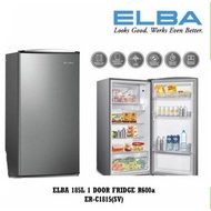 [READY STOCK] Elba 185L Single Door Fridge Refrigerator Peti Sejuk 1 Pintu ER-C1815(SV)