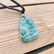 【親翠】天然瓜地馬拉翡翠 冰綠鯨魚戲水調整式繩鏈