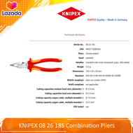 KNIPEX 08 26 185 Combination Pliers