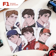 F1 Photocards (Max Verstappen, Piastri, Charles Leclerc, George Russell, Carlos Sainz, Alex Albon Fo
