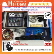 Combo, YAMAHA F4 MIXER, USB BLUETOOTH + MIC BM900 LIVESTREAM Give Headphones