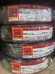 สายไฟ THW -A 16 Sq.mm. 100ม. ไทยยูเนี่ยน