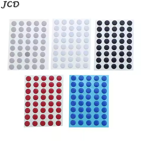 JCD 40Pcs 6.5mm diameter 1mm thickness Universal Mouse Skates for Logitech Rubberized Mouse Foot Gli