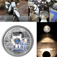 7 Inch Cafe Racer Cruiser Bobber Chrome Motorcycle Headlight For Honda CB CB400 CB750 CB1300 CB1000 