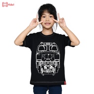 CC206 Glow in The Dark Locomotive | Train Kids T-Shirt