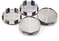 HowioZil 4Pcs 54mm(2.13in) Wheel Center Caps Wheel Rims Replacement 40342-ZM70B 40343-AU51A Gun Meta