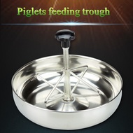 Piglet Feeding Sow Milk Trough Food Tray Pig Feeder Bowl Livestock Fodder Stainless Steel
