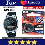 Casio AW-80 Baterai jam tangan casio AW80 original bergaransi asli japan