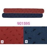 901595–日本吉澤出品貓貓音符圖案琴鍵防塵布 Key Cover, 適合88鍵鋼琴、電子琴或數碼鋼琴使用，有兩色: A-棗紅色、B-藍色