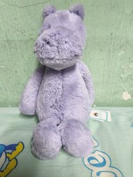 Jellycat 紫色河馬 + 茄子公仔