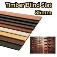 35mm Timber Blind Accessories Slat Bidai Kayu