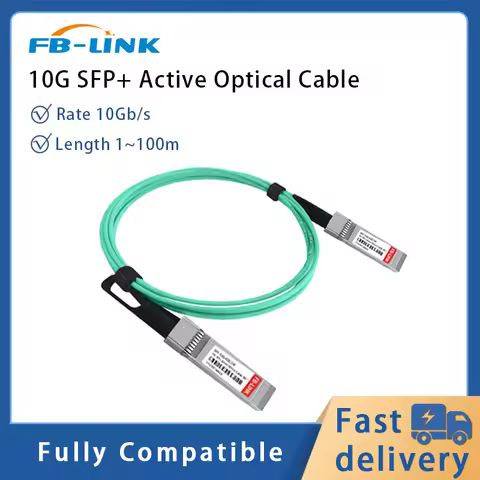 10G AOC Cable sfp to sfp aoc cable OM3 1/3/5/7/15/20M LSZH Active Optical Cable for Mellanox MikroTi