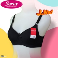J101 Sorex Comfy Series Women's Medium Foam Bra Without Wire Buttons Hook 3 Cup AB Size 34-40