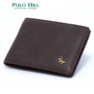 POLO HILL Mens Slim Genuine Leather RFID Protected Genuine Leather BiFold Wallet C-PHW-6053-A-B