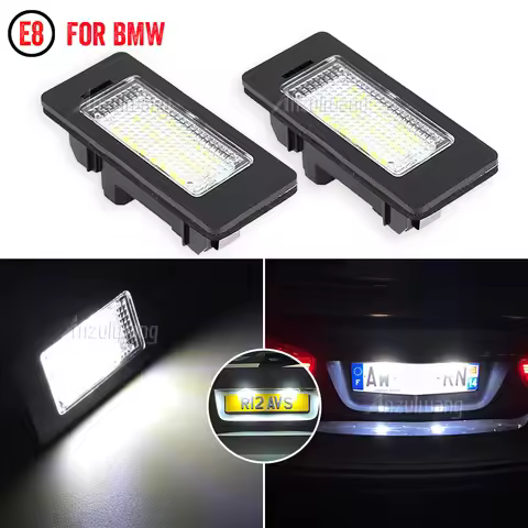2pcs led License Plate Light Canbus Number Lamp For BMW E92 E93 F30 F31 F45 E39 E60 F11 E70 X5 E84 X