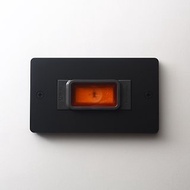標準型開關面板 霧面黑 搭配Panasonic國際牌 緊急壓扣 DC電流型