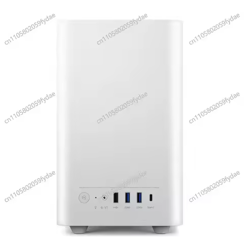 U300 Mini PC Case - for ITX/MATX SFF Desktop Chassis Space-Saving High Airflow USB 3.0 for Office Ga