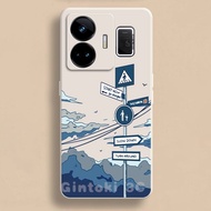 Realme GT NEO 5 SE GT3 3T 3 NEO2 Realme GT Master Edition GT 2 Pro Casing Flags Corssroads Soft Cove