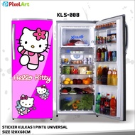 ♠ ✟ ✓ 1-door Refrigerator STICKER HELLO KITTY MOTIF STICKER ANTI-Scratch Strong Glue Heat Resistant