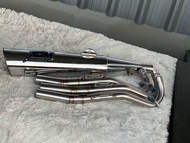 ท่อ AOM RAcing wave 125 ชุปเลส/โครเมี่ยม มีสเปคให้เลือก ไส้แข่ง อะไหล่แต่ง WAve 125 ท่อแข่ง