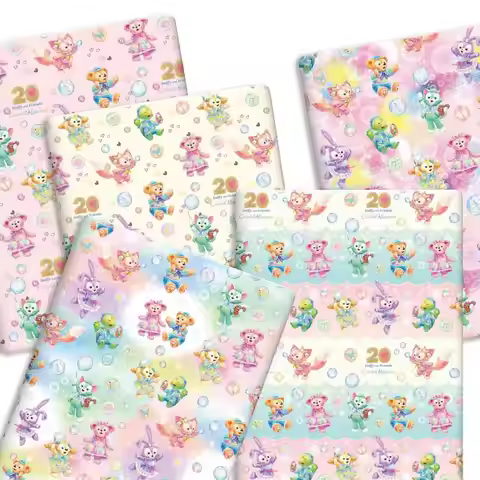 Disney Cartoon Hot DIY handmade sewing patchwork quilting baby dress home sheet 140x50cm printed fab