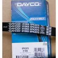 Dayco USA 6PK2070 Toyota GT86 Subaru BRZ 2.0 809221180 SU00302202 Made in Italy