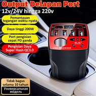 Car Inverter Car Power Inverter 200W 12V 24V Inverter 12v To 220v